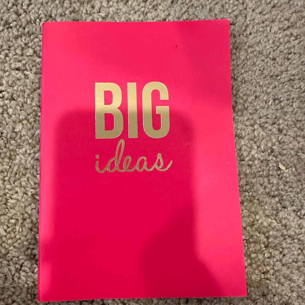 Ulta Beauty pink and Gold Notebook